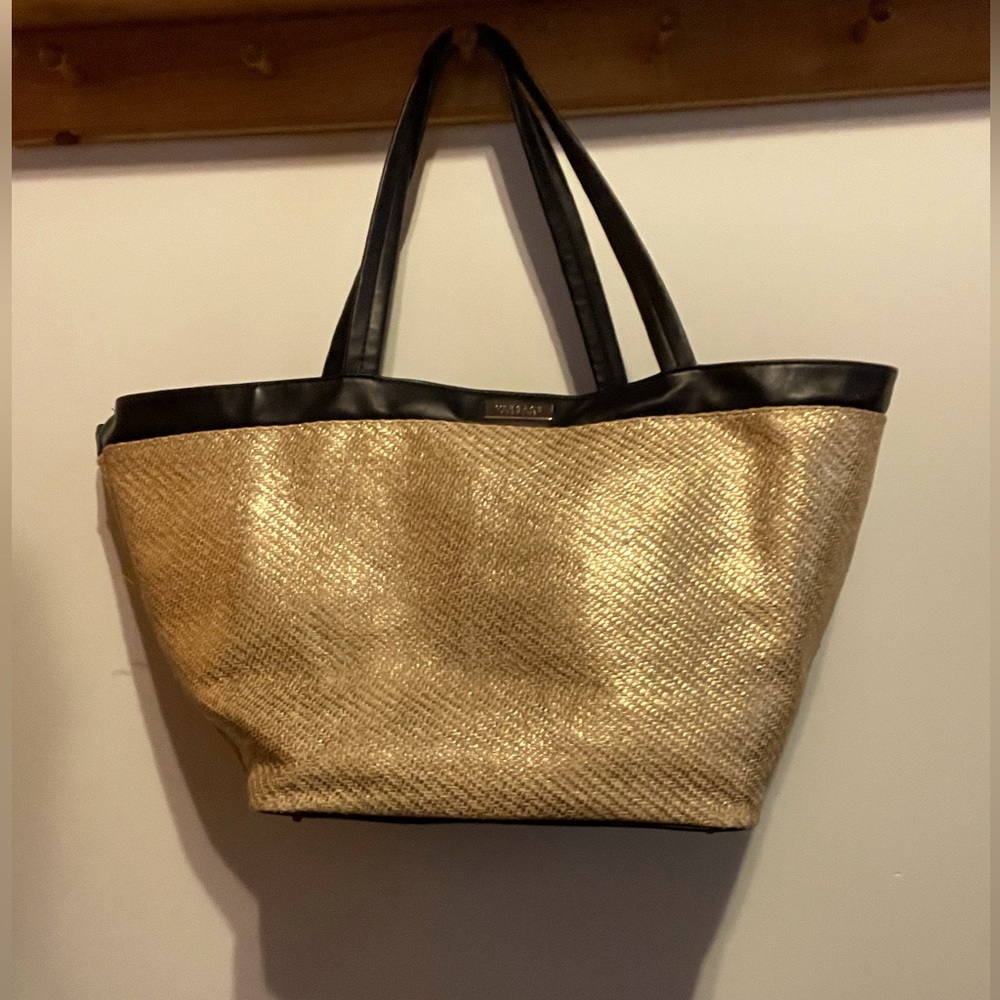 Gold Versace Beach Bag